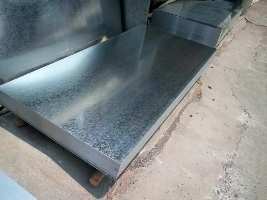 Galvanized steel plate